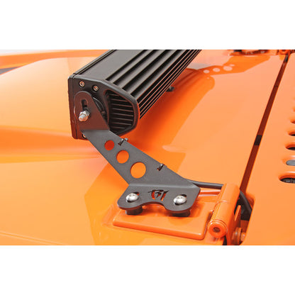 1 lbs. 13X9X6)~ 2007-2015 JEEP JK HOOD MOUNT FITS 20 INCH E-SERIES OR SR-SERIES