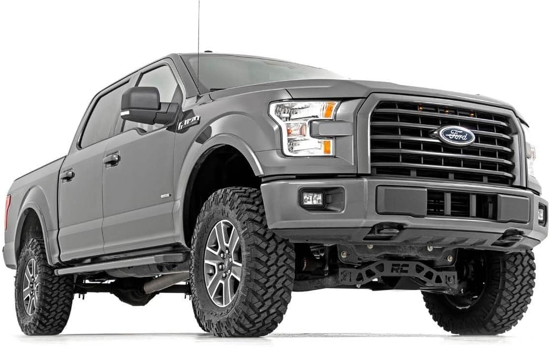 1x 501051 1x 555BOX1 1x 23165 1x 1553BOX6 1x 1555BOX4 1x 557BOX2 4 Inch Lift Kit   N3 Struts   Ford F-150 4WD (2015-2020)