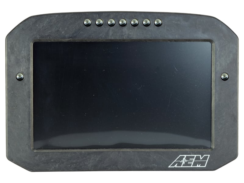 3 lbs. 13X10X3)~ Digital Dash Display CD-7L logging racing dash CAN input only 7-inch diagonal screen carbon fiber enclosure wiring harness included