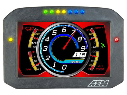 3 lbs. 13X10X3)~ Digital Dash Display CD-7L logging racing dash CAN input only 7-inch diagonal screen carbon fiber enclosure wiring harness included