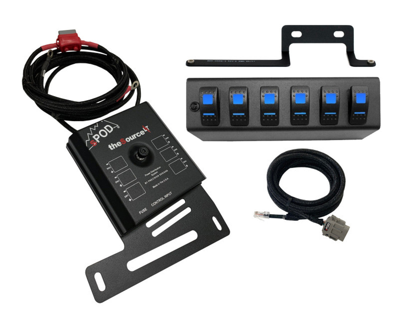 SourceLT w/ Blue LED Switch panel for JK 2009-2018