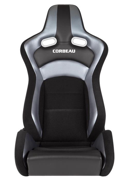 CORBEAU Sportline RRX Black Vinyl/White Plaid Cloth