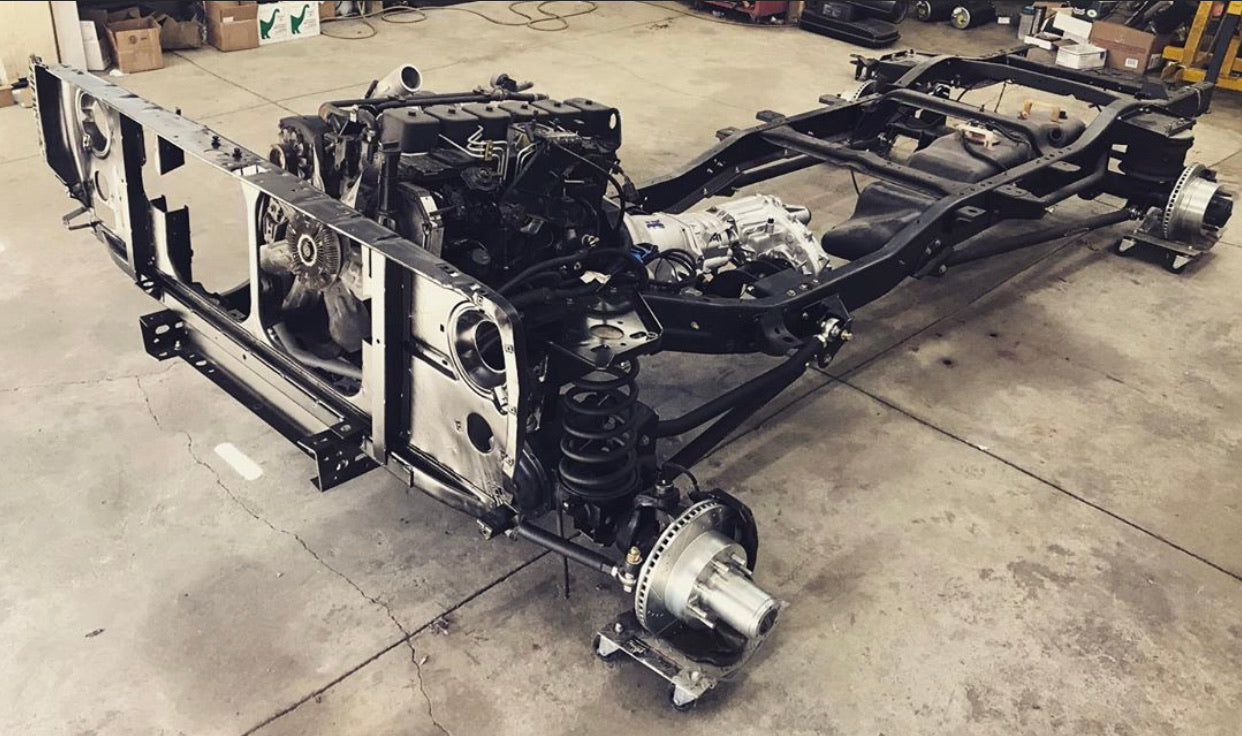 72-93 Dodge Front Coil Conversion Suspension Axle Swap Kit (03-13 Ram Axle)