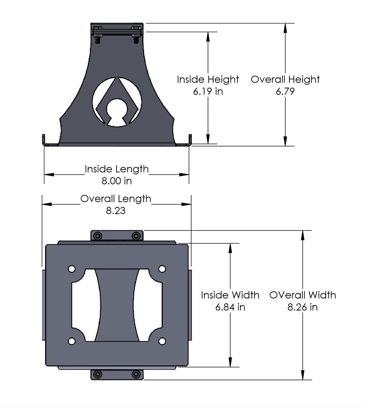4.5 lbs. 10X10X10)~ Odyssey PC 1200 Battery Mount Artec Industries